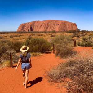 Travel Nurse by Uluru in Australia