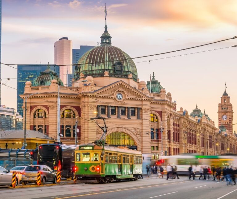 Flinders Street Station in Melbourne, Victoria