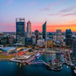 Elizabeth Quay in Perth, Western Australia