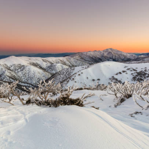 Snowy Mountains Canva