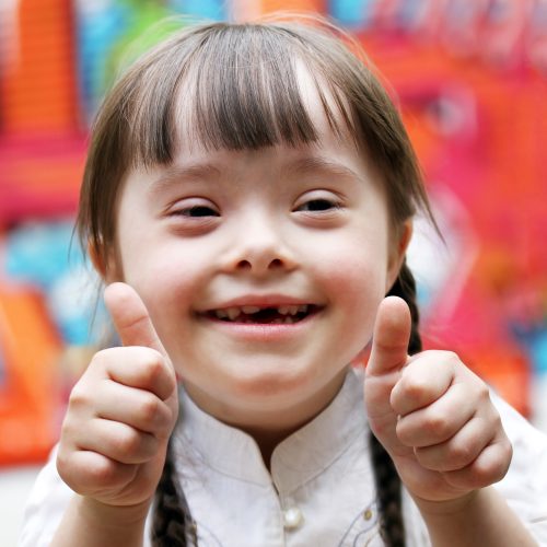thumbs up from NDIS disability participant